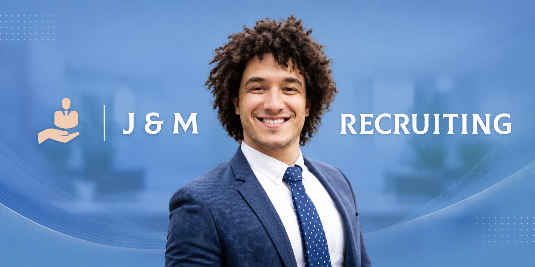 Professional portrait of Marc Sambolin with JNM Recruiting branding and logo.