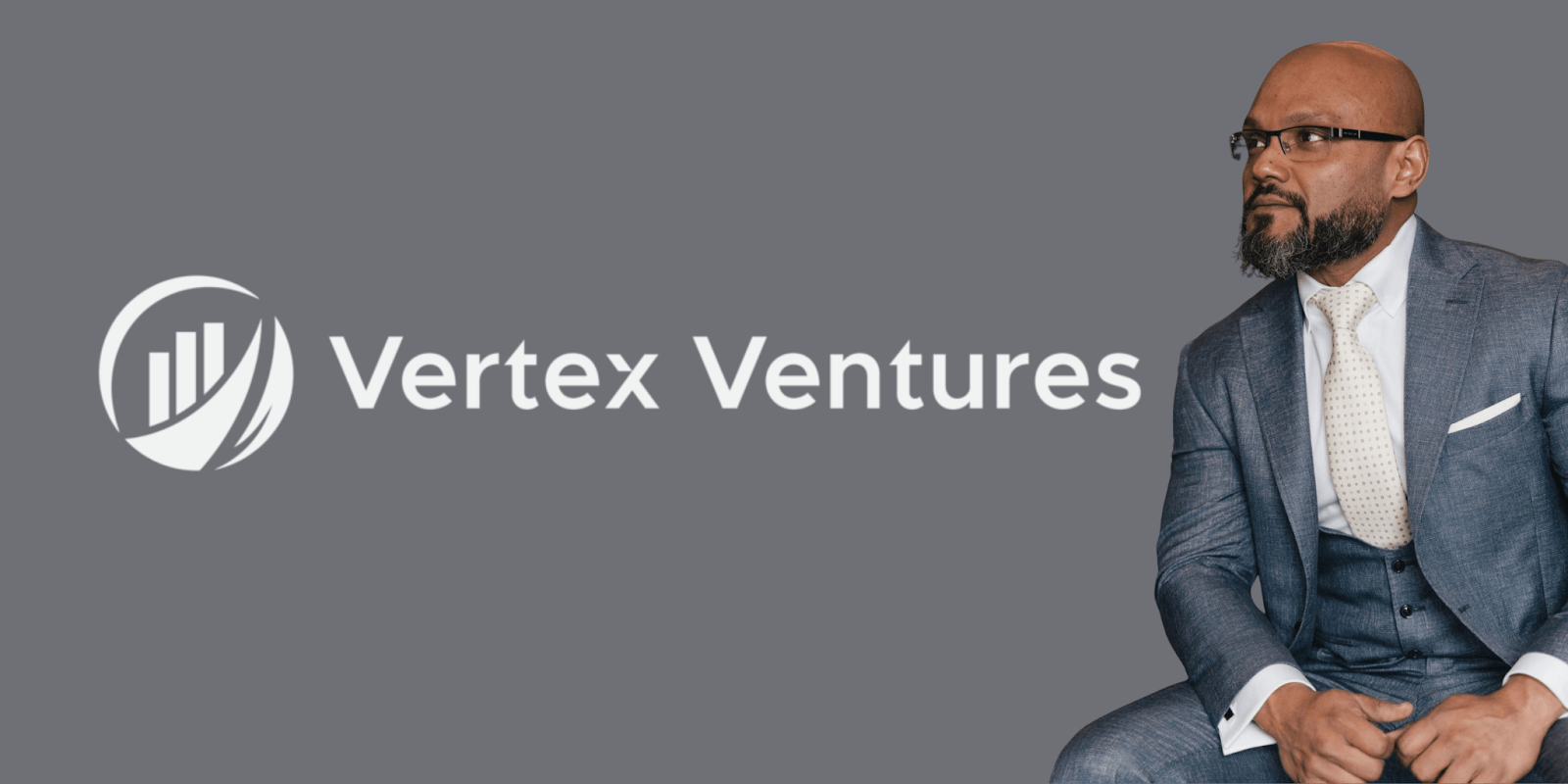 CEO Rick Green of Vertex Ventures, embodying a commitment to transparency in copy trading, with Vertex Ventures logo.