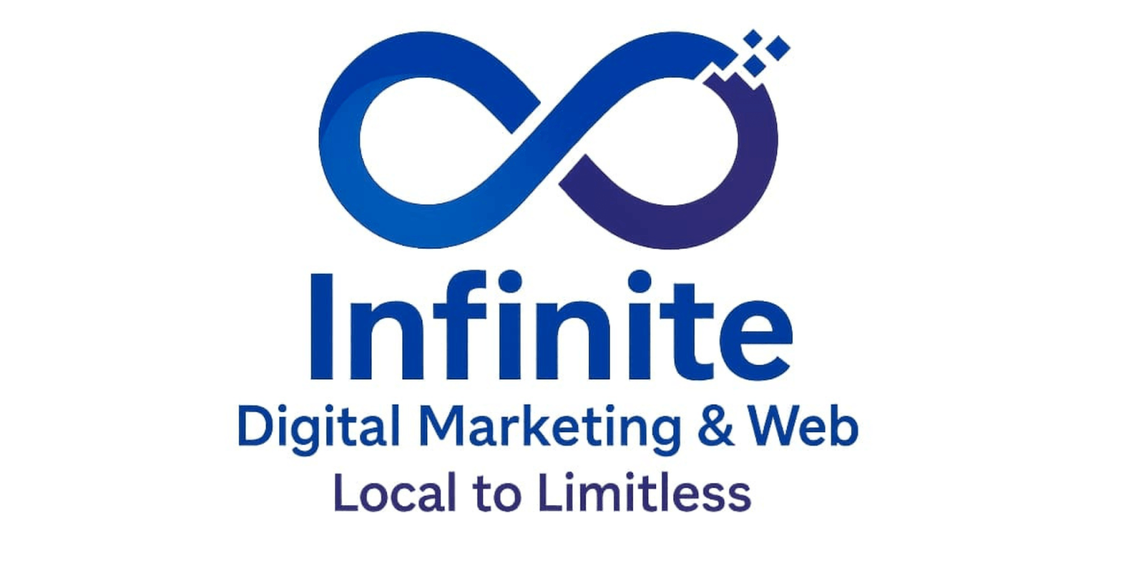 The logo for Infinite Digital Marketing & Web, an award-winning agency specializing in personalized digital marketing strategies for small businesses.