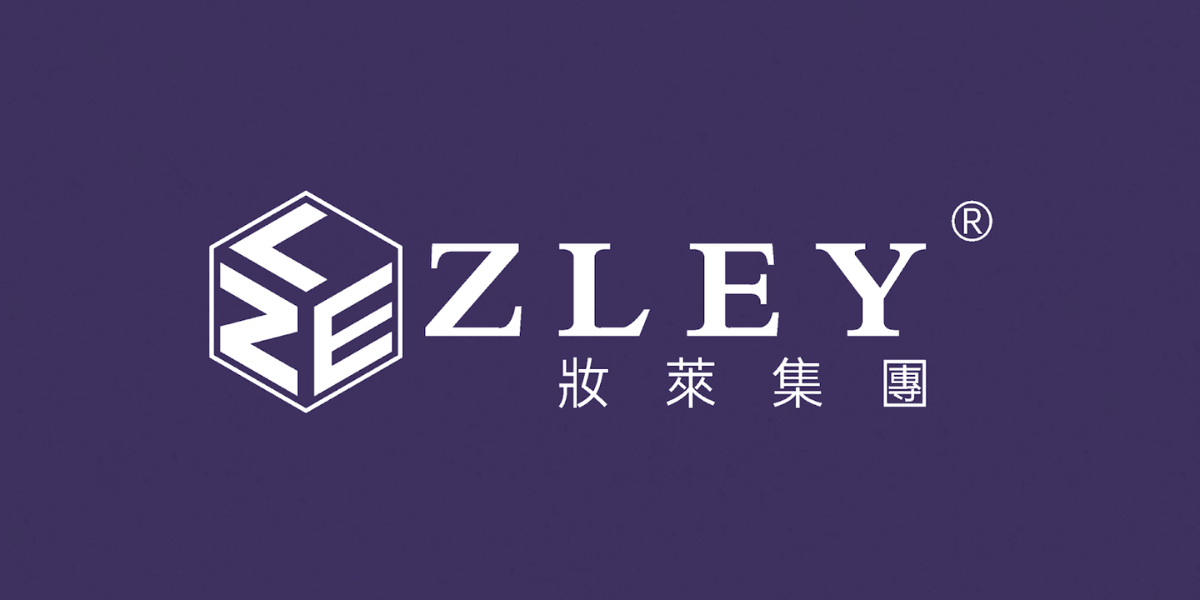 Zley Group logo on purple background with stylized cube icon and Chinese characters.