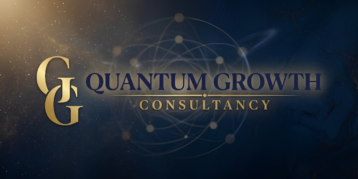 Logo of Quantum Growth Consultancy, symbolizing innovative capital markets advisory focused on execution and strategic relationships.