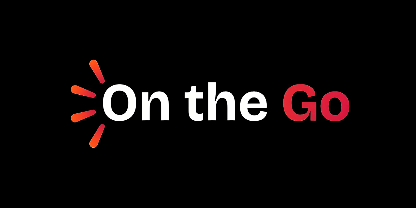 On The Go TV logo with vibrant orange and red accents, symbolizing an innovative, affordable, and seamless streaming service."