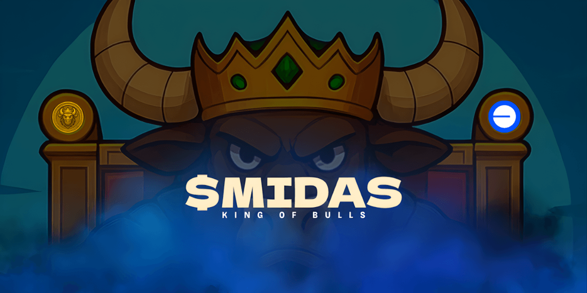 "$MIDAS logo, symbolizing strength and prosperity, represents a community-driven memecoin focused on transparency, utility, and DeFi innovation."