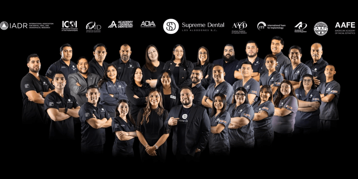 Image showcasing the modern and professional atmosphere of Supreme Dental Clinic in Los Algodones, Mexico, with advanced dental technology and a skilled team providing world-class care for cosmetic dental procedures like veneers and full smile restorations.