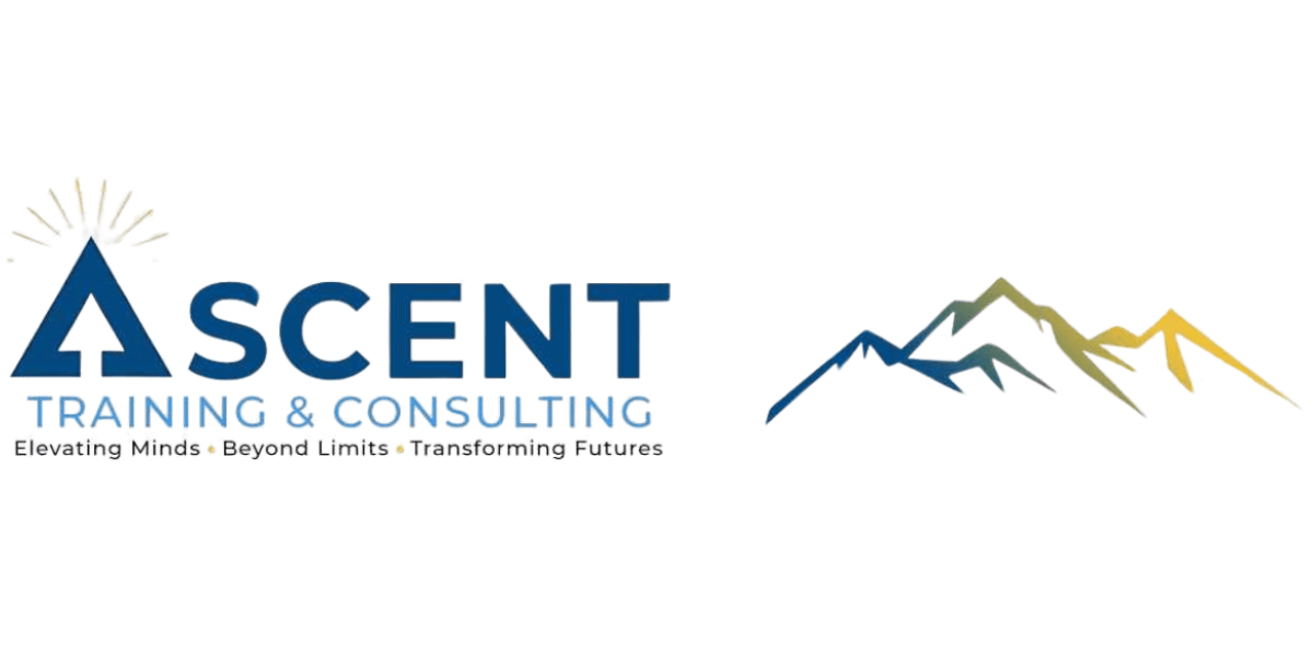ChatGPT said: The image shows Ascent Training & Consulting's logo, reflecting their focus on elevating minds and fostering transformational business success.