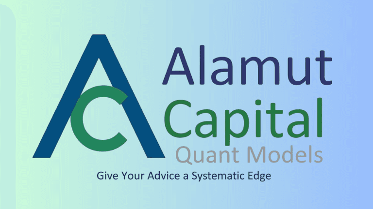 Logo for Alamut Capital featuring stylized letters A and C with a gradient background